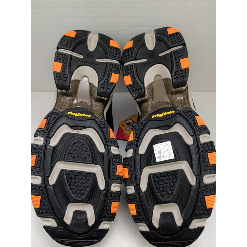 Skechers Men's Vigor 3.0 Hands Free Slip In Shoes Taupe Blk Goodyear Sz 14 EW - Picture 8 of 10